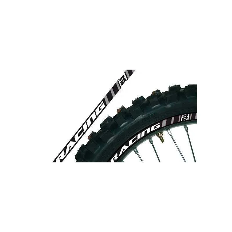 Subito Disponibile ADESIVI PER CERCHI RUOTA GRIGI blackbird racing MOTOCROSS ENDURO
