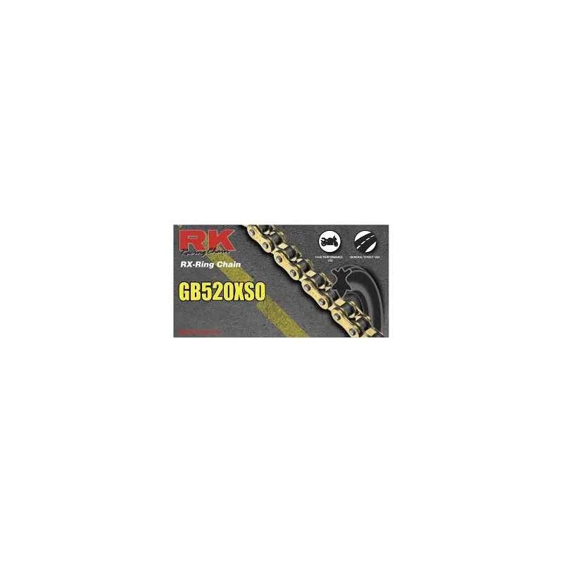 Prezzo Conveniente Catena RK passo 520 enduro duratura con RX-RING 120 maglie - oro