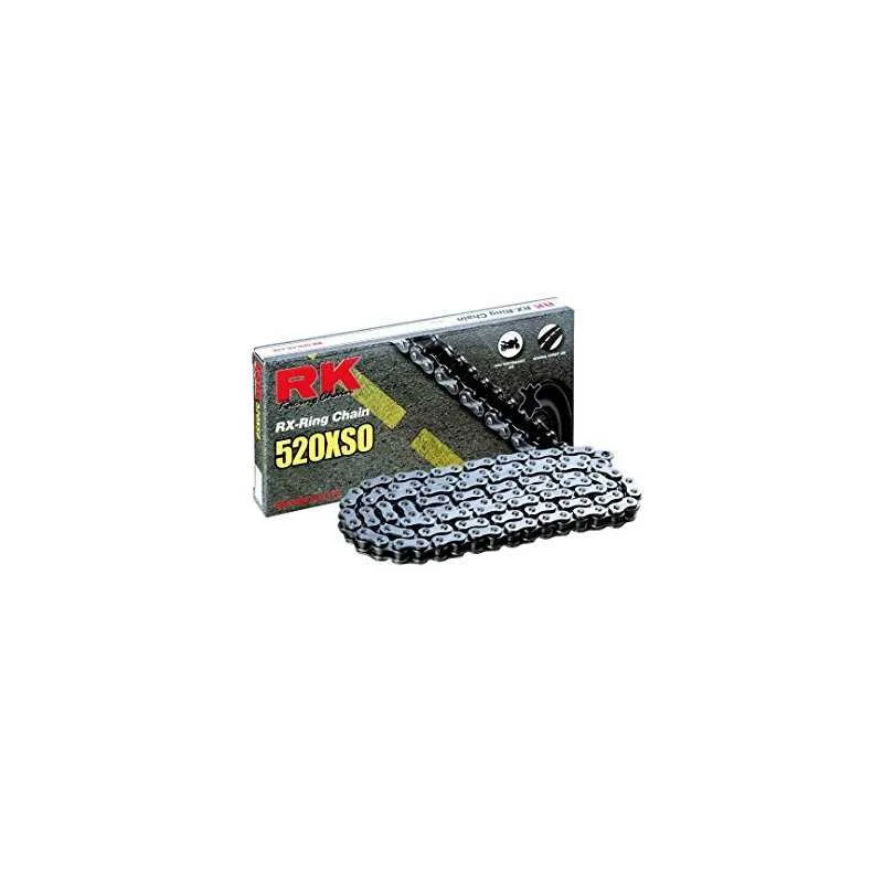 Catena RK passo 520 enduro duratura con RX-RING 120 maglie - nera Occasione Imperdibile