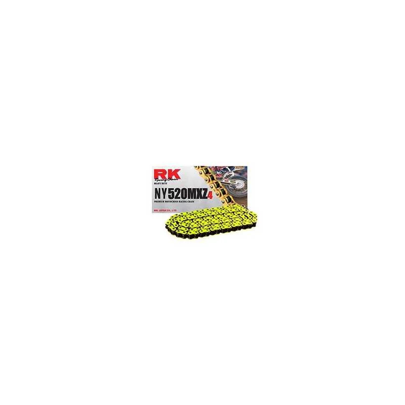 Catena RK passo 520 cross professionale senza O-RING 120 maglie - gialla Compra Adesso