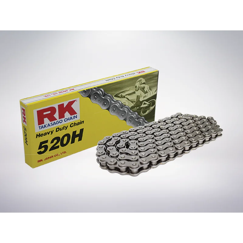 Sconto Catena RK passo 520 cross economica senza O-RING 120 maglie - oro