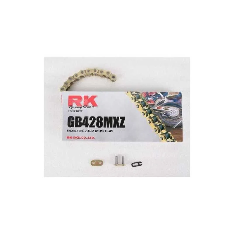 Catena RK passo 428 cross professionale senza O-RING 142 maglie - oro Acquista Ora
