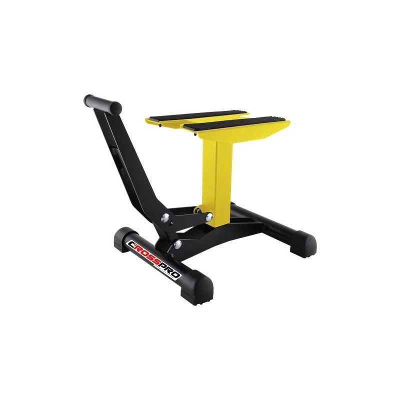 Direttamente Dal Produttore Cavalletto alzamoto CrossPro a leva giallo MX enduro