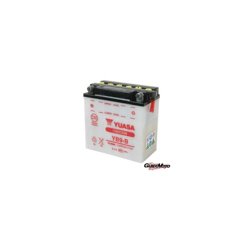 Batteria per Vespa Yuasa YB9-B Ultimissimo Modello