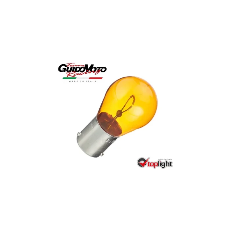 LAMPADINA 12 VOLT 21 WATT ARANCIO BAU5S PY21W FRECCE TOPLIGHT LP39014 Subito Disponibile