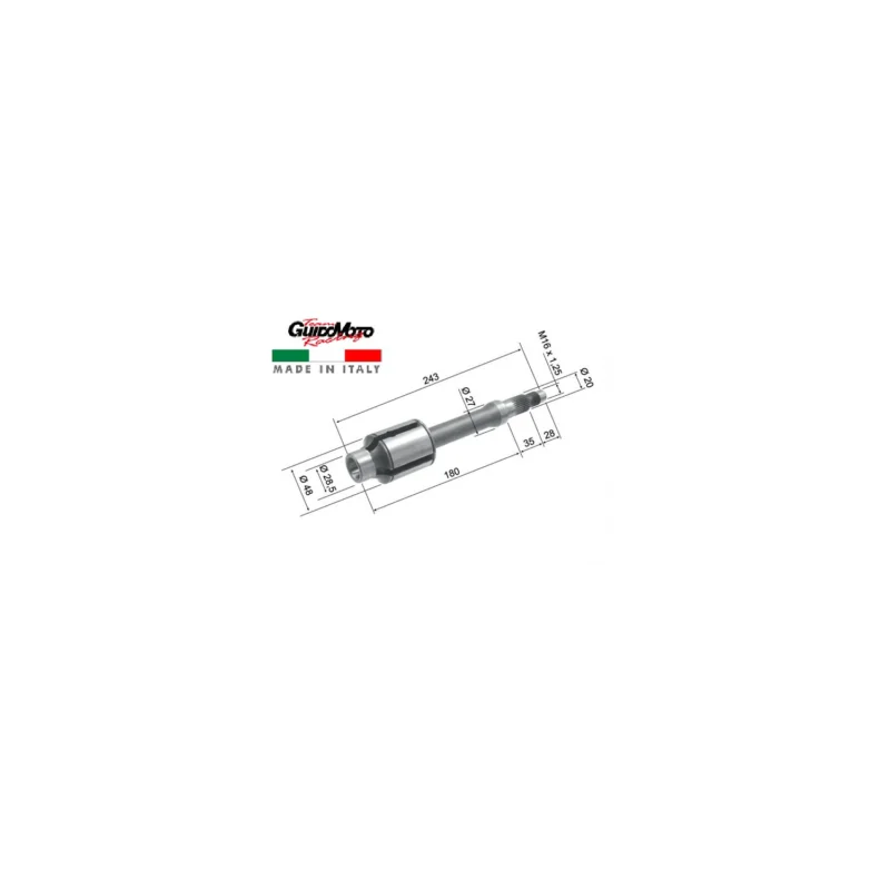 ASSE RUOTA POSTERIORE VESPA PX ARCOBALENO COSA PIAGGIO CIF 6503 Prezzo Conveniente