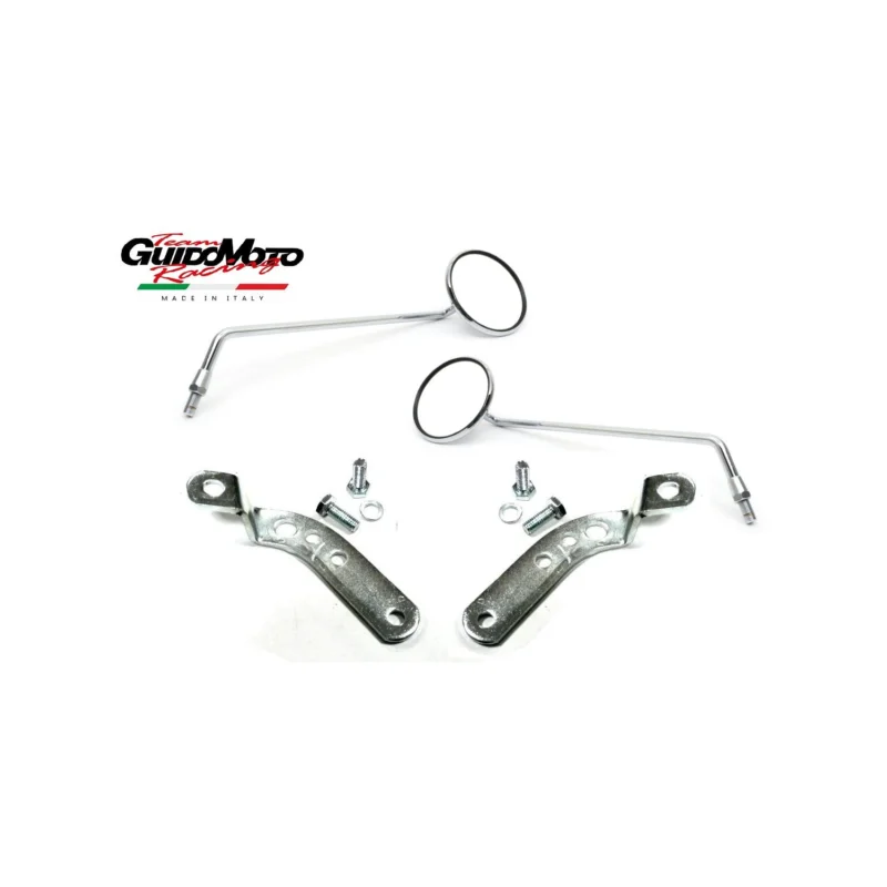 SPECCHI CROMATI PIEGA BASSA ASTA LUNGA VESPA SPRINT GTR ET3 PX PIAGGIO FA0404/2 Popolare