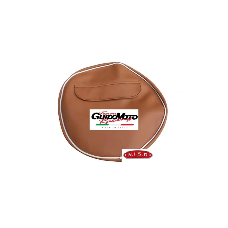 Saldi COPRI RUOTA SCORTA 350-10 MARRONE TASCA VESPA LAMBRETTA CR02M