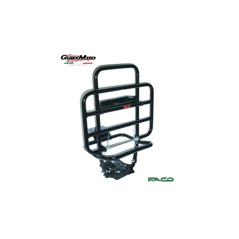 PORTAPACCHI POSTERIORE PORTA RUOTA NERO VESPA 125 ET3 PIAGGIO F0202 Nuova Collezione