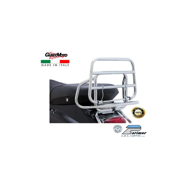 Ordina Subito PORTAPACCHI POSTERIORE CROMATO VESPA ET2 ET4 50>150 PIAGGIO CUPPINI C40