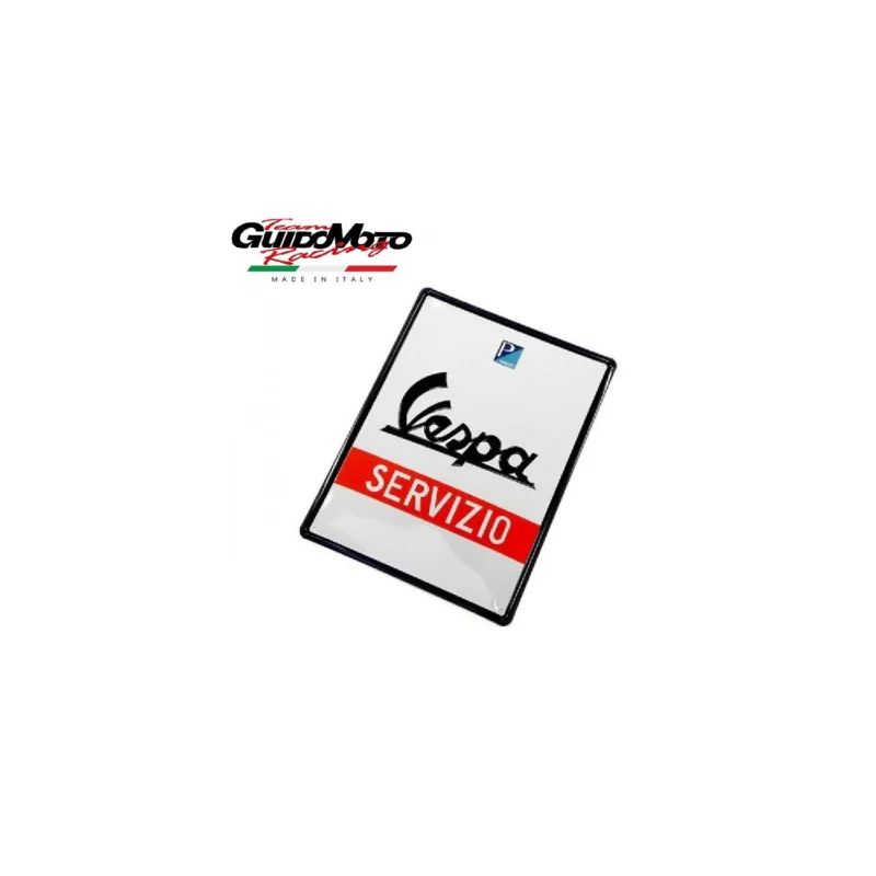 LATTA SMALTATA VESPA SERVIZIO 30 X 40 PIAGGIO VPBB51 Novità