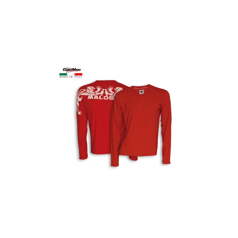 T-SHIRT MALOSSI GRIFFE START MANICA LUNGA COLORE ROSSO - TG. M 4115281.R4 Nuovo Arrivo