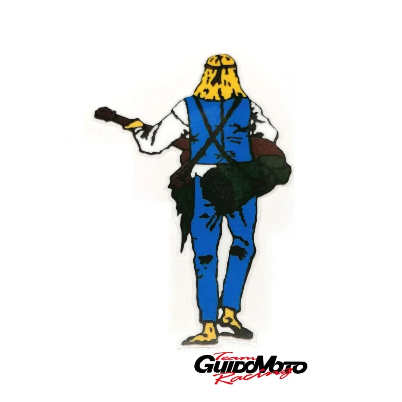 ADESIVO VAGABONDO HIPPIE COLORATO GMG0091 Nuova Collezione