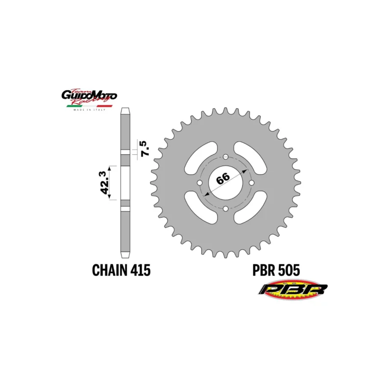 Affare CORONA TRASMISSIONE Z 23 PASSO 415 CICLOMOTORI EPOCA PBR 50523F