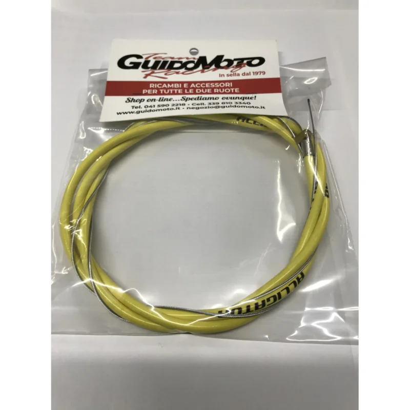 Super Prezzo GMC0108 TRASMISSIONE GIALLA COMANDO GAS CIAO BRAVO SI CICLOMOTORI PIAGGIO