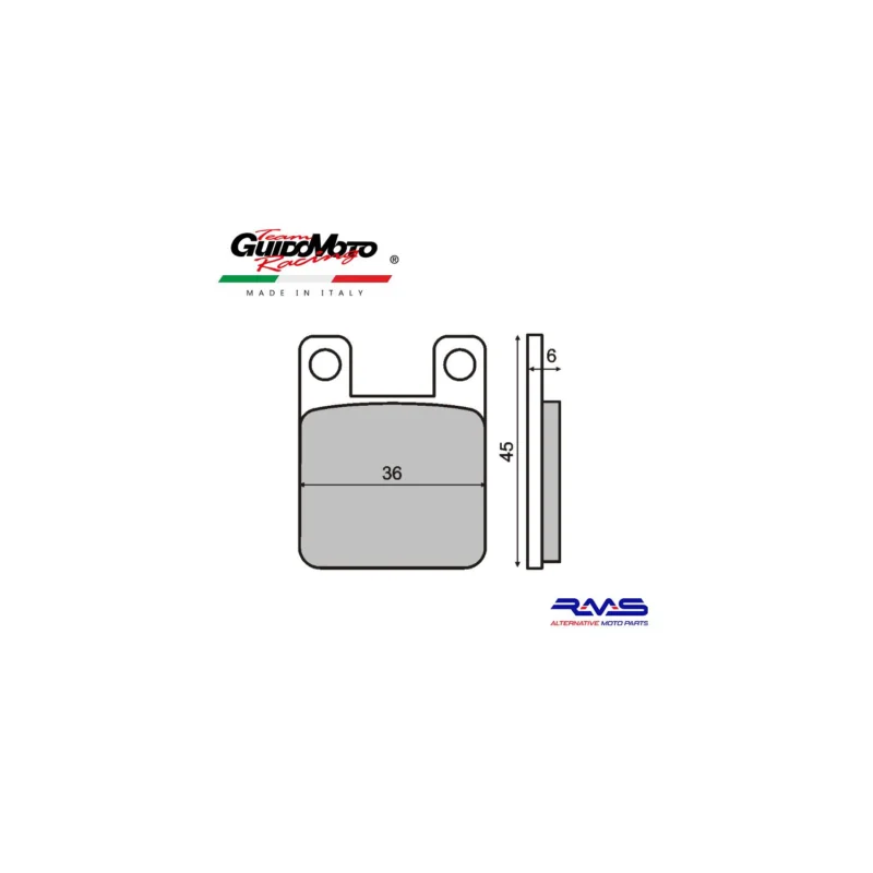 Promozione PASTIGLIE FRENO CARBON CERAMIC SCOOTER CICLOMOTORI RMS 225100080