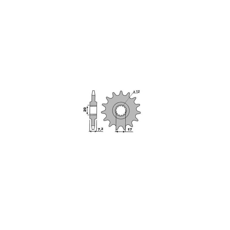Compra Oggi Stesso PIGNONE Z 13 PASSO 420 TRASMISSIONE CATENA MOTORE MINARELLI AM6 PBR 600M1318NC
