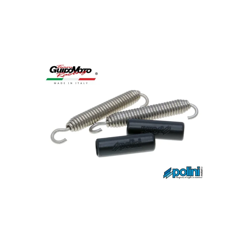 MOLLE TRAZIONE GANCI GIREVOLI GOMMINI 79 MM MARMITTA POLINI 228.0006 Reso Gratuito