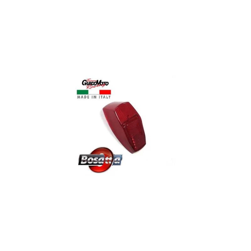 Prezzo Scontato PLASTICA ROSSA FANALE POSTERIORE CICLOMOTORI EPOCA BOSATTA RP-116