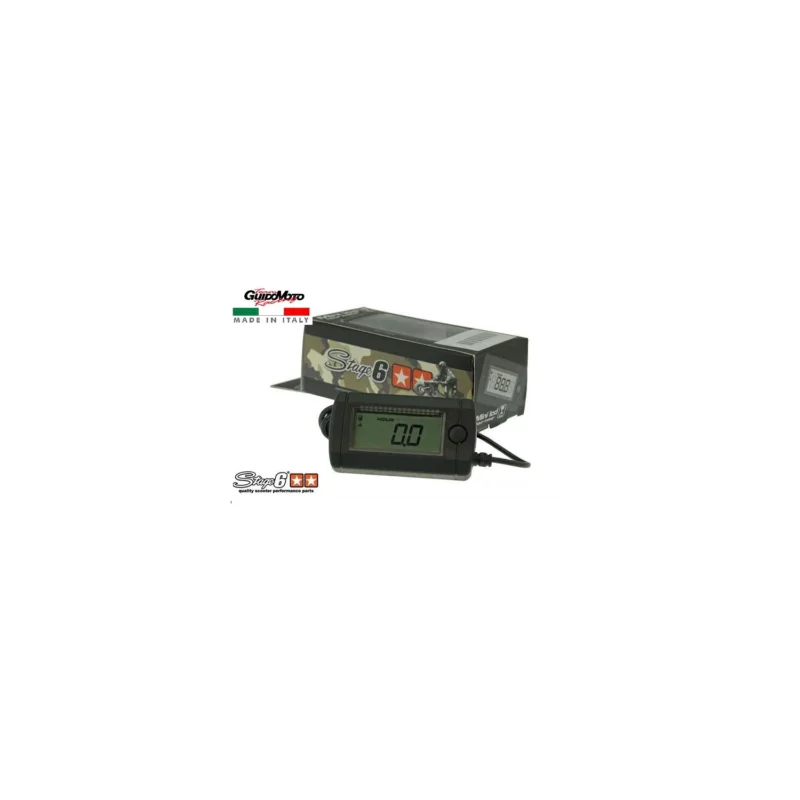 Reso Gratuito CONTA ORE STAGE-6 UNIVERSALE MOTOCICLI QUAD SCOOTER PIT BIKE S6-4046
