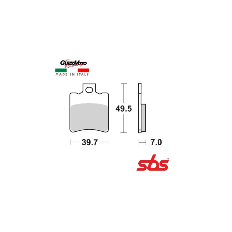 Scelto Dai Clienti PASTIGLIE FRENO ANTERIORE CARBON CERAMIC SCOOTER AEROX ARK SR RUNNER TYPHOON SBS 65614300