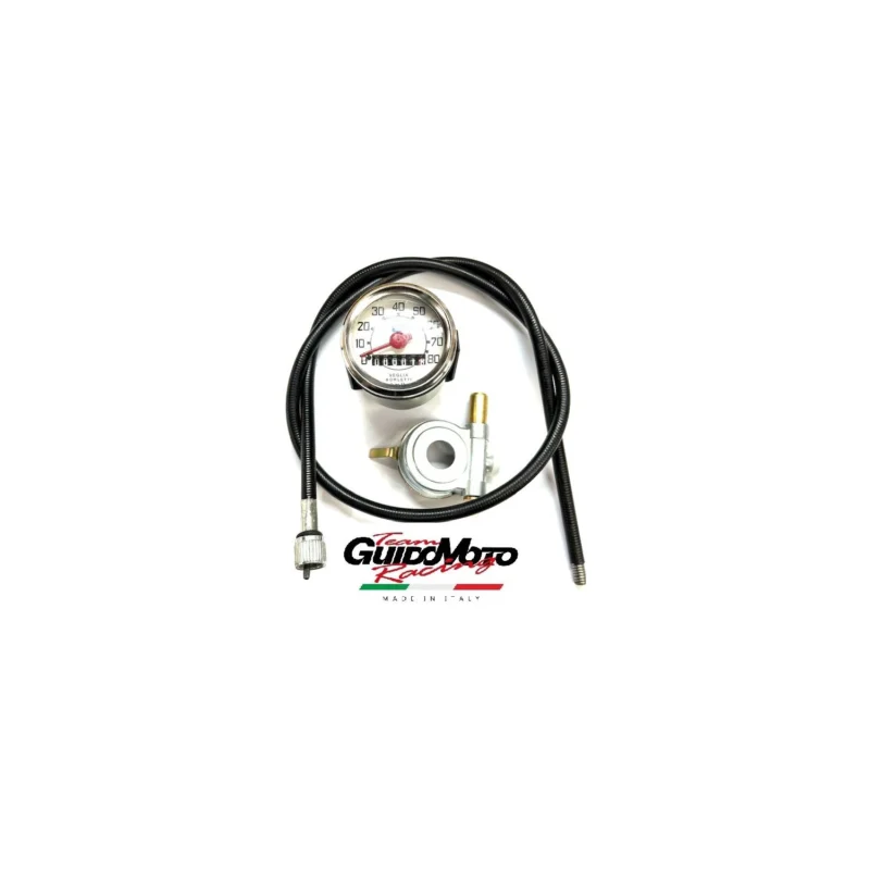 CONTACHILOMETRI SCALA 80 COMPLETO CORDA RINVIO CICLOMOTORI CIAO GMC0360 Spedizione Gratuita