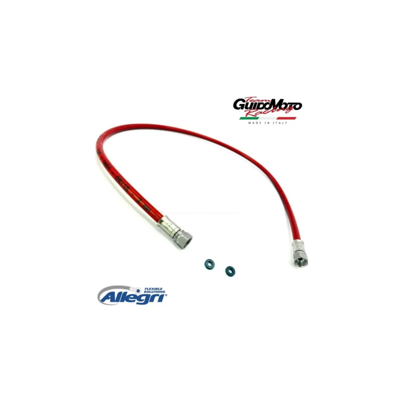 TUBO FRENO AERONAUTICO ROSSO PRONTO 60 CM MOTO SCOOTER ALLEGRI GS.0600.R Prezzo Conveniente