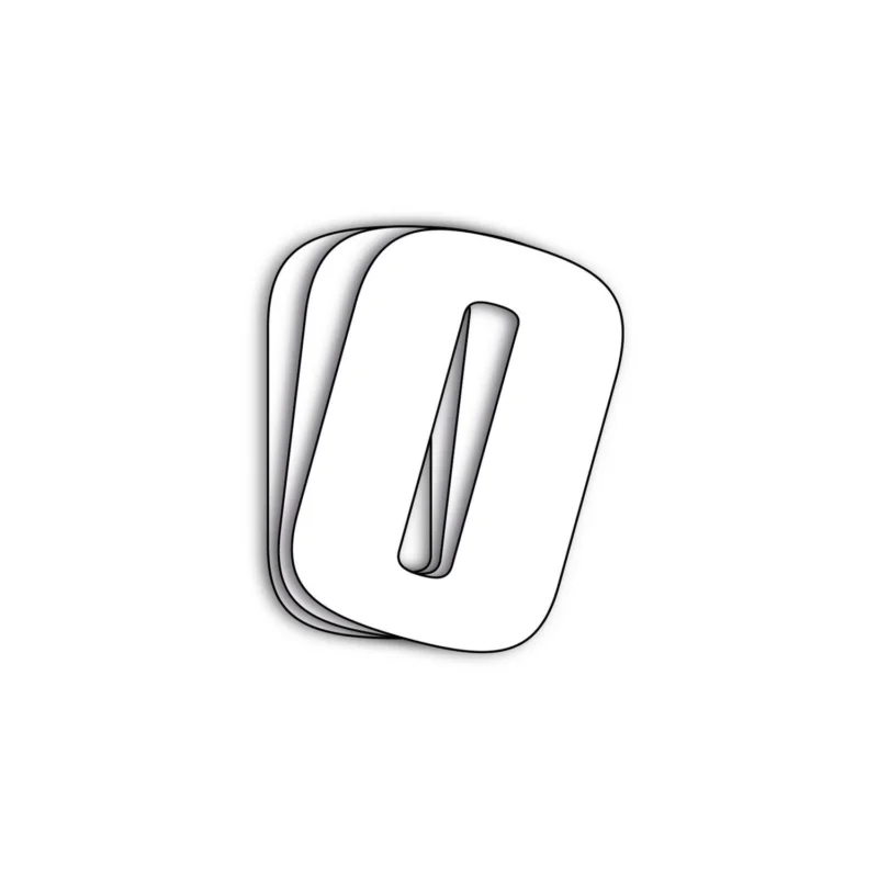 NUMERI ZERO ADESIVO GARA MOTOCICLI RACING BIANCO GMC0189 Affare