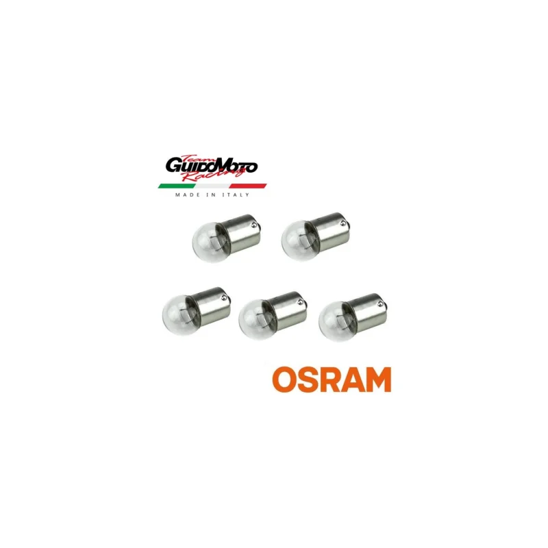 Consegna Rapida LAMPADE 12 V 5 WATT SFERA BA15S PN MOTOCICLI CICLOMOTORI SCOOTER OSRAM 70785