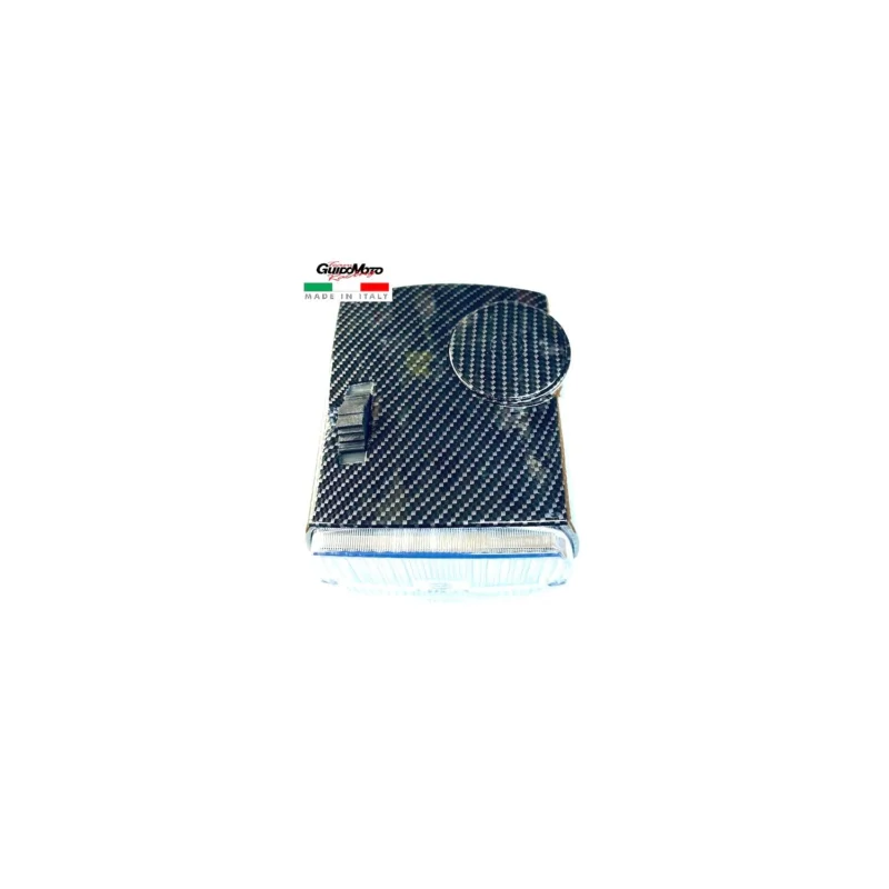 Nuova Collezione FANALE ANTERIORE CARBON LOOK CICLOMOTORI CIAO P PX PXV GUIDOMOTO GMC0271