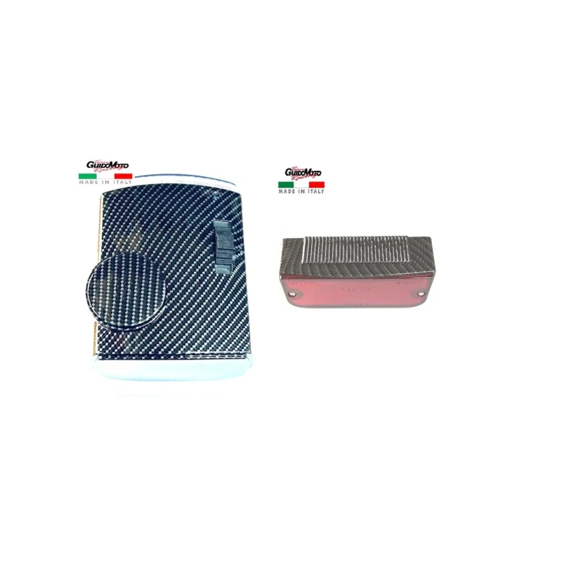 FANALI CARBON LOOK CICLOMOTORI CIAO P PX PXV GUIDOMOTO GMC0267 Subito Disponibile