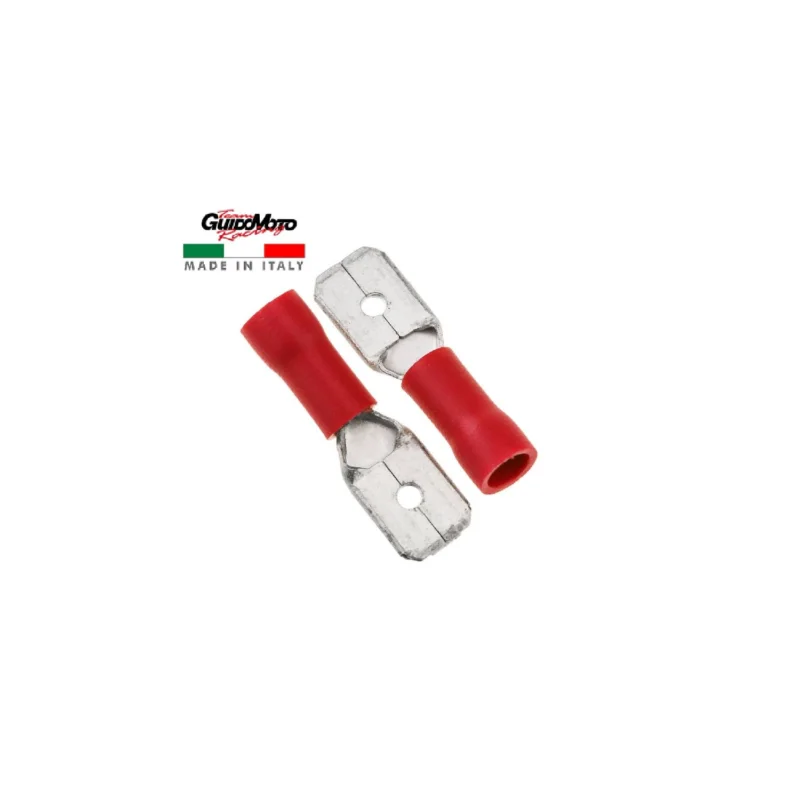 Nuovo Arrivo FASTOM MASCHIO ISOLATO ROSSO 6,35 X 21 GMM0172