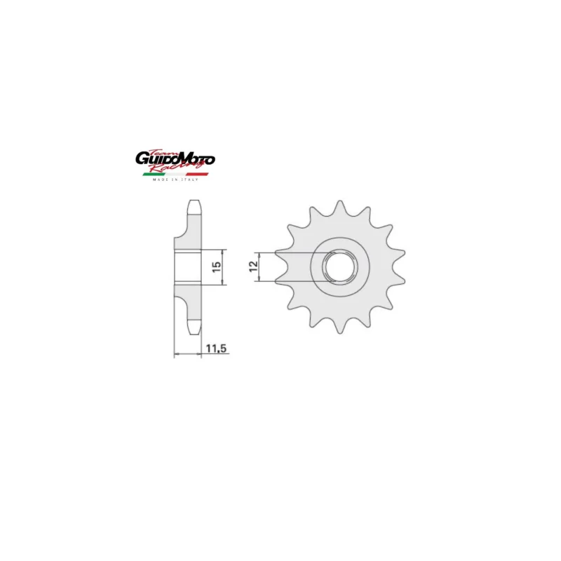 PIGNONE TRASMISSIONE Z 11 PASSO 415 CICLOMOTORI MALAGUTI MOTORE FRANCO MORINI CHIARAVALLI CP013511 Subito Disponibile