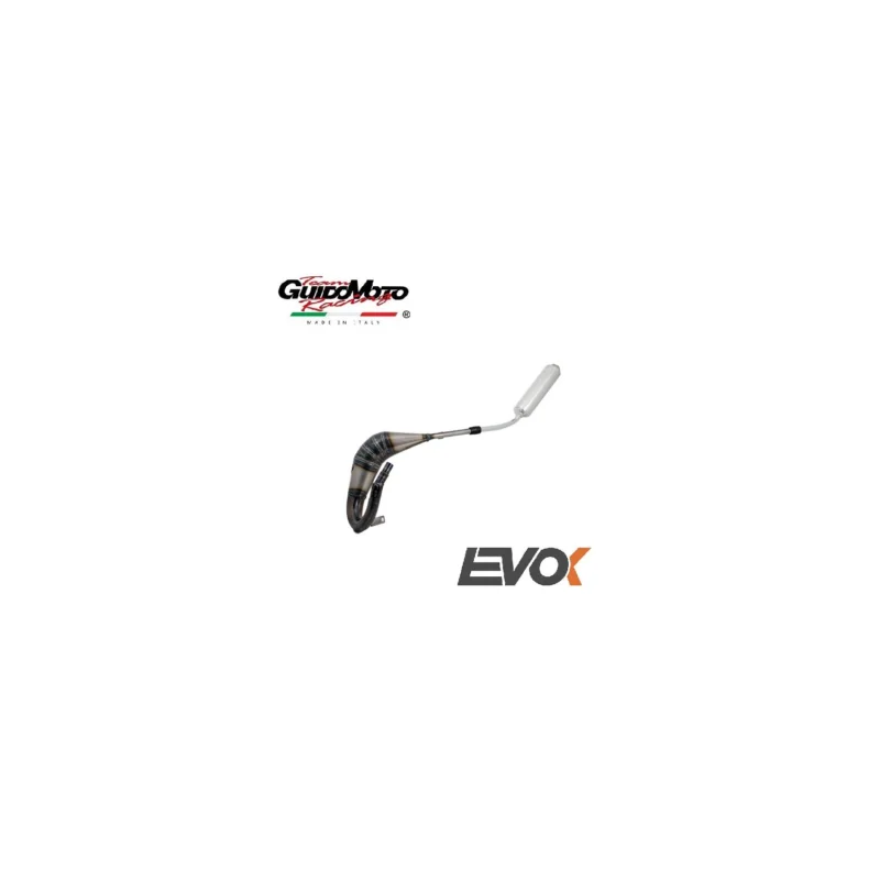 MARMITTA EVOK IRON PIPE SILENZIATORE ALLUMINIO BETA 50 RR 21>25 EN SM 100755110 Novità