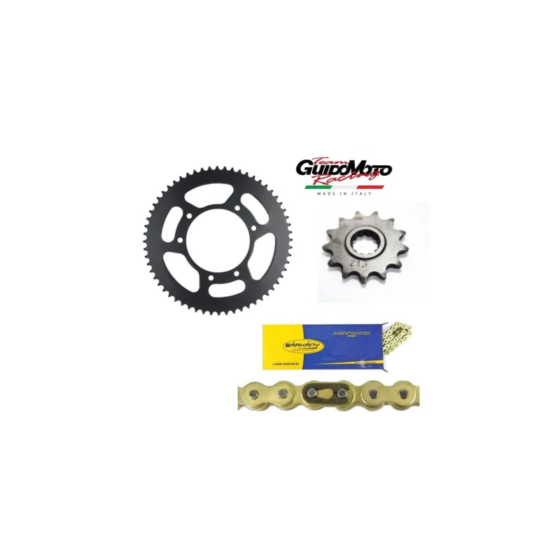 CATENA CORONA PIGNONE TRASMISSIONE MOTOCICLI PEUGEOT XP6 244332 Solo Oggi