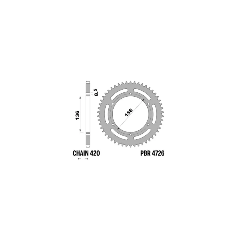 Ordina Subito CORONA TRASMISSIONE Z 58 PASSO 420 MOTOCICLI 50 FANTIC MOTOR PBR 472658C45