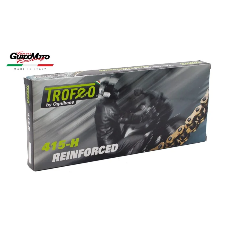 CATENA TRASMISSIONE P 415 110 MAGLIE CICLOMOTORI EPOCA TROFEO 201222110 Economico