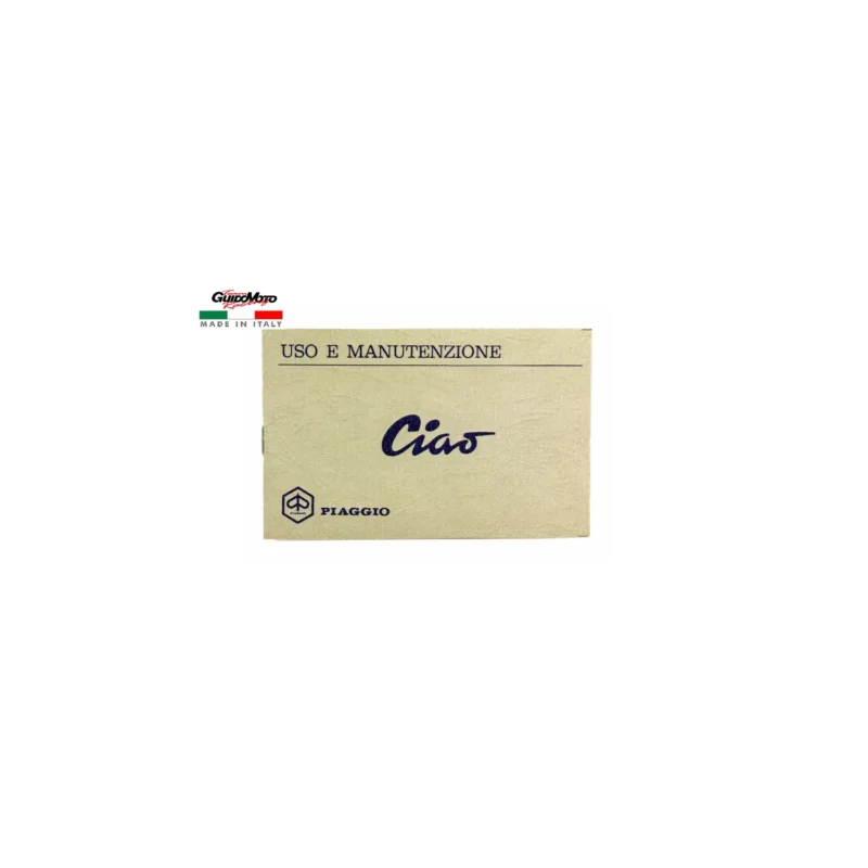 MANUALE CICLOMOTORI CIAO USO MANUTENZIONE 1967>1698 610074M0 Pagamento Sicuro
