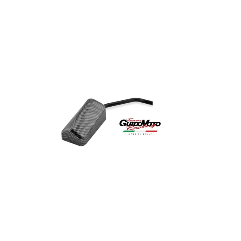 SPECCHIO DESTRO RETTANGOLARE CARBON LOOK CICLOMOTORI SCOOTER MS86-1-C-D-8 Subito Disponibile