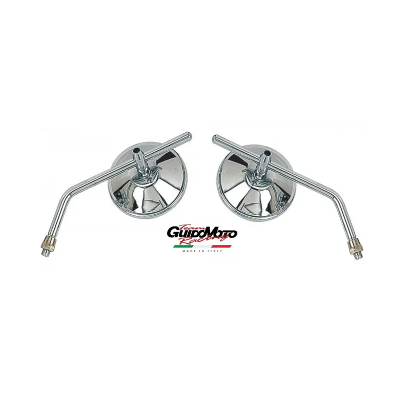 Nuovo Arrivo SPECCHI RETROVISORI CROMATI REGOLABILI MOTOCICLI CUSTOM 05-0150