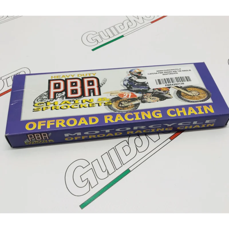 CATENA EK TRASMISSIONE MOTOCICLI PASSO 420 130 MAGLIE PBR PBR420H130 Prezzo Ridotto