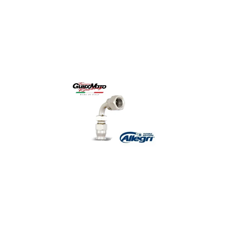 RACCORDO GIREVOLE 90° 1/8 GAS FEMMINA TUBAZIONE FRENO IDRAULICO MOTOCICLI SCOOTER ALLEGRIA0320 Ultimissimo Modello