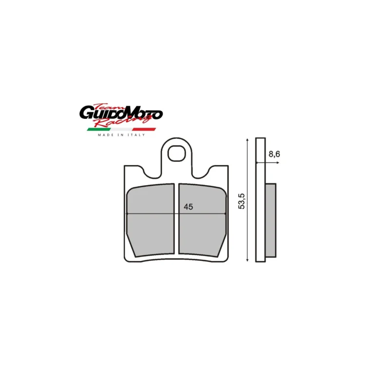Promozione PASTIGLIE FRENO CARBON CERAMIC MOTOCICLI YAMAHA SCOOTER SUZUKI RMS 225100380
