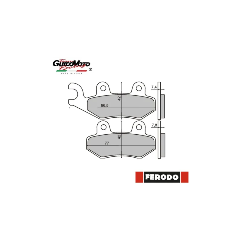 PASTIGLIE FRENO CARBON CERAMIIC MOTOCICLI SCOOTER FERODO FDB497EF 225108593 Prezzo Di Fabbrica