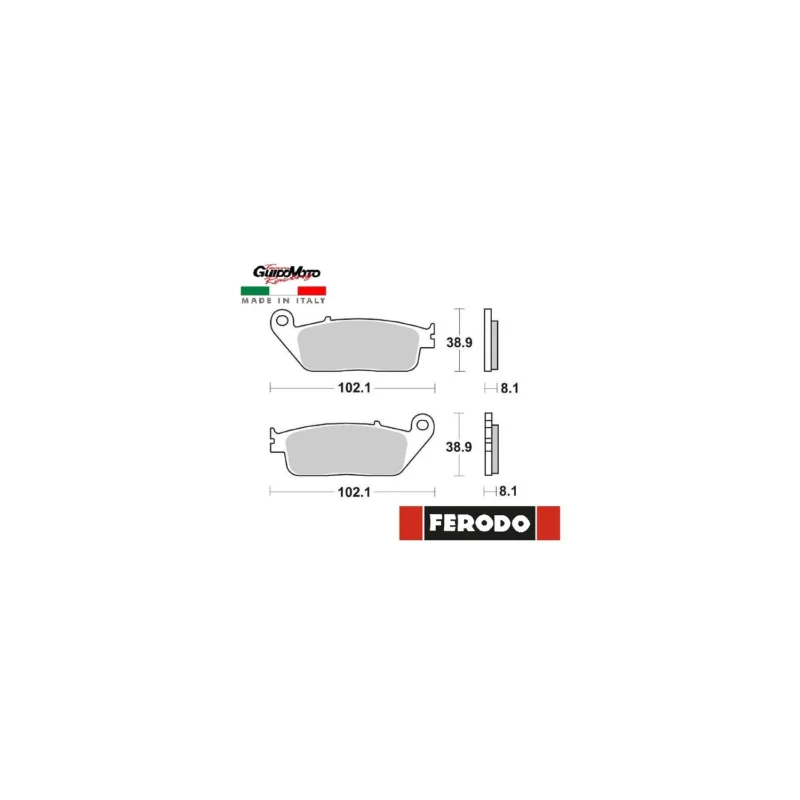 PASTIGLIE FRENO CARBON CERAMIC MOTO BMW TRIUMPH HONDA KYMCO FERODO 225108622 Offerta