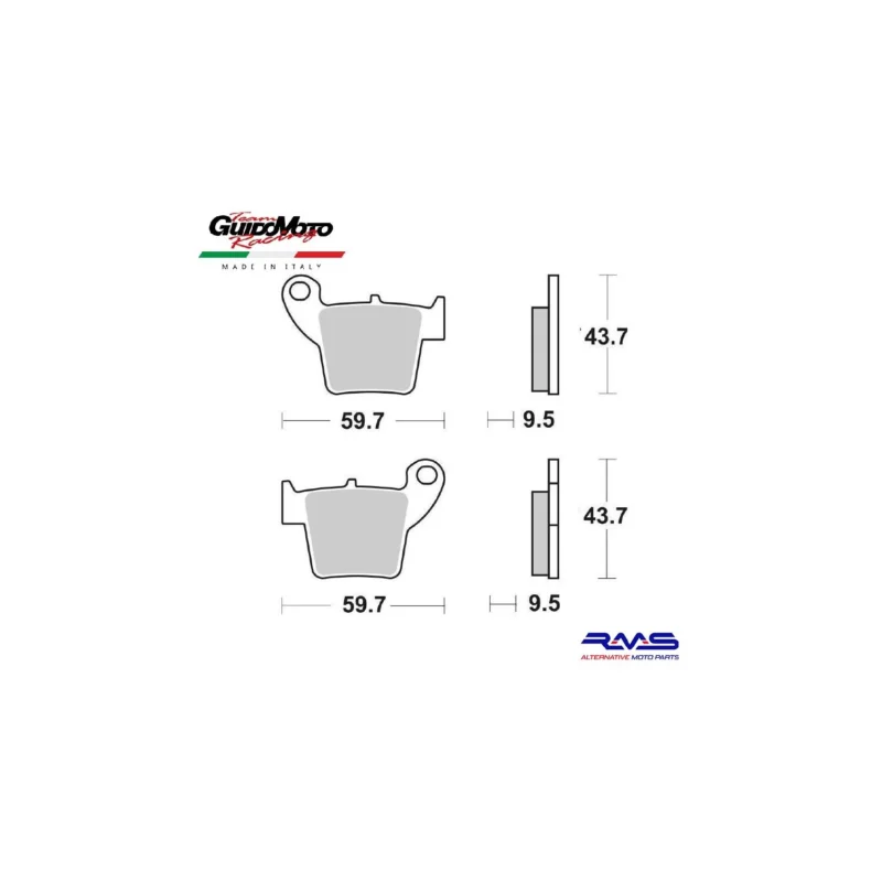 PASTIGLIE FRENO CARBON CERAMIC MOTOCICLI APRILIA MXV FANTIC TXM HM HONDA CRE RMS 225100660 Reso Gratuito