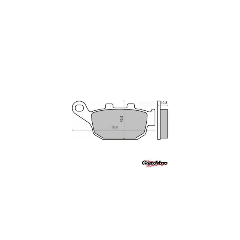 Scelto Dai Clienti 225102610 PASTIGLIE FRENO MOTOCICLI HONDA TRIUMPH RMS
