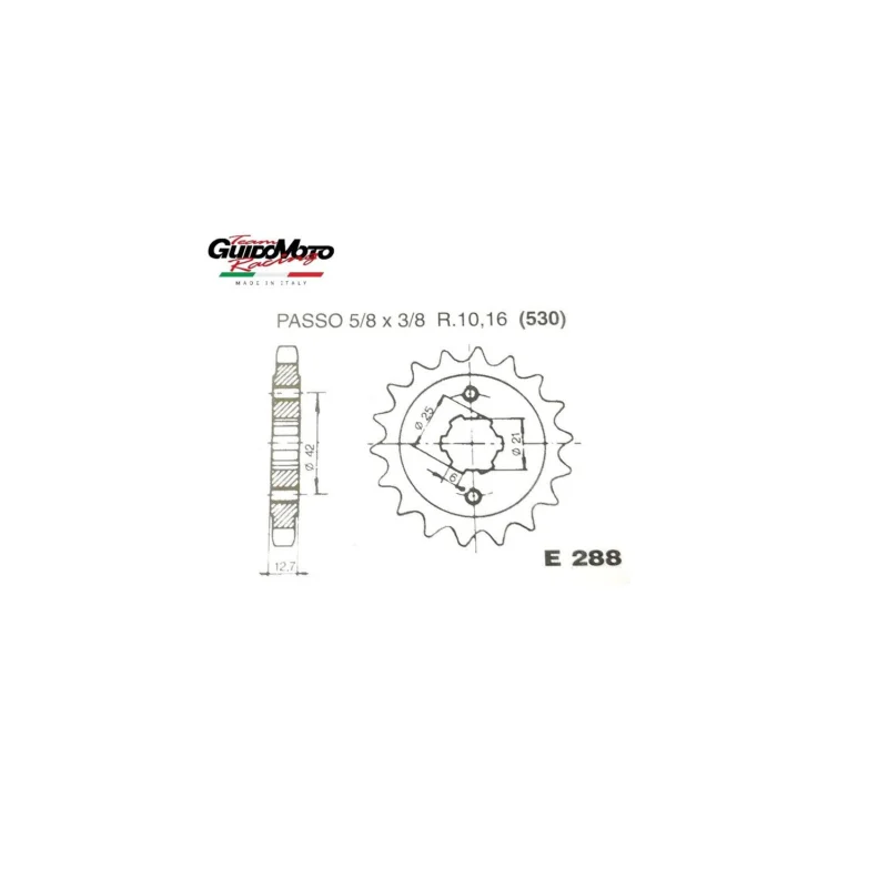 PIGNONE TRASMISSIONE Z 14 PASSO 530 MOTOCICLI HONDA CB 500 550 750 FOUR CHIARAVALLI CP028814 Saldi