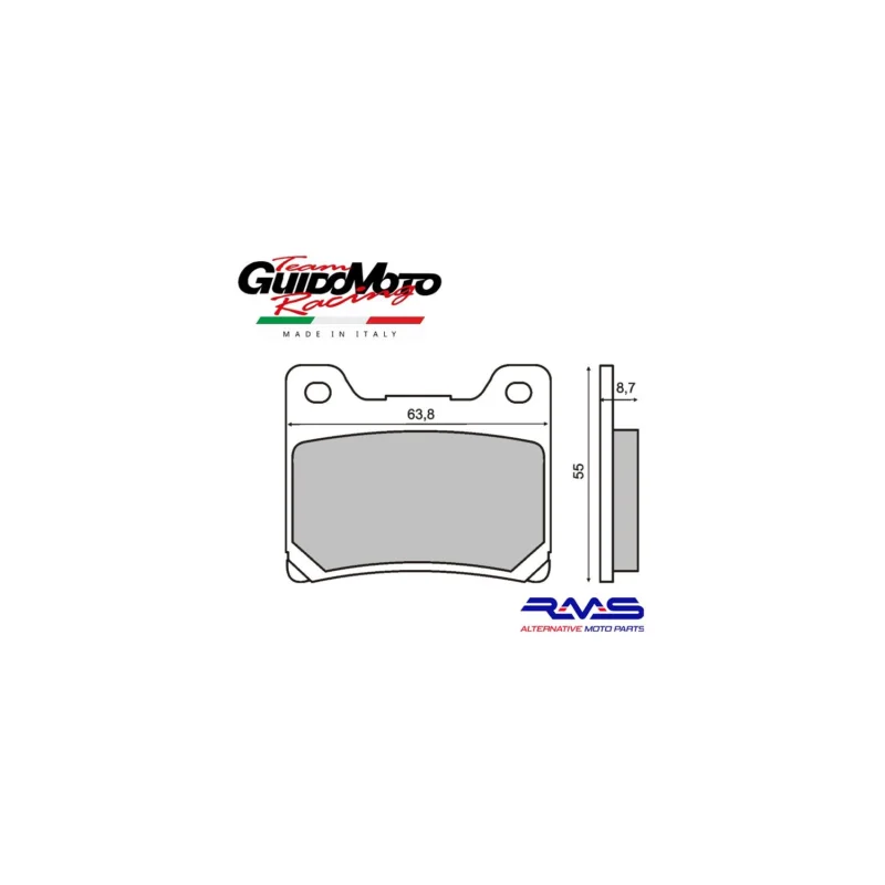 PASTIGLIE FRENO CARBON CERAMIC MOTOCICLI SCOOTER YAMAHA RMS 225100730 Spedizione Espresso