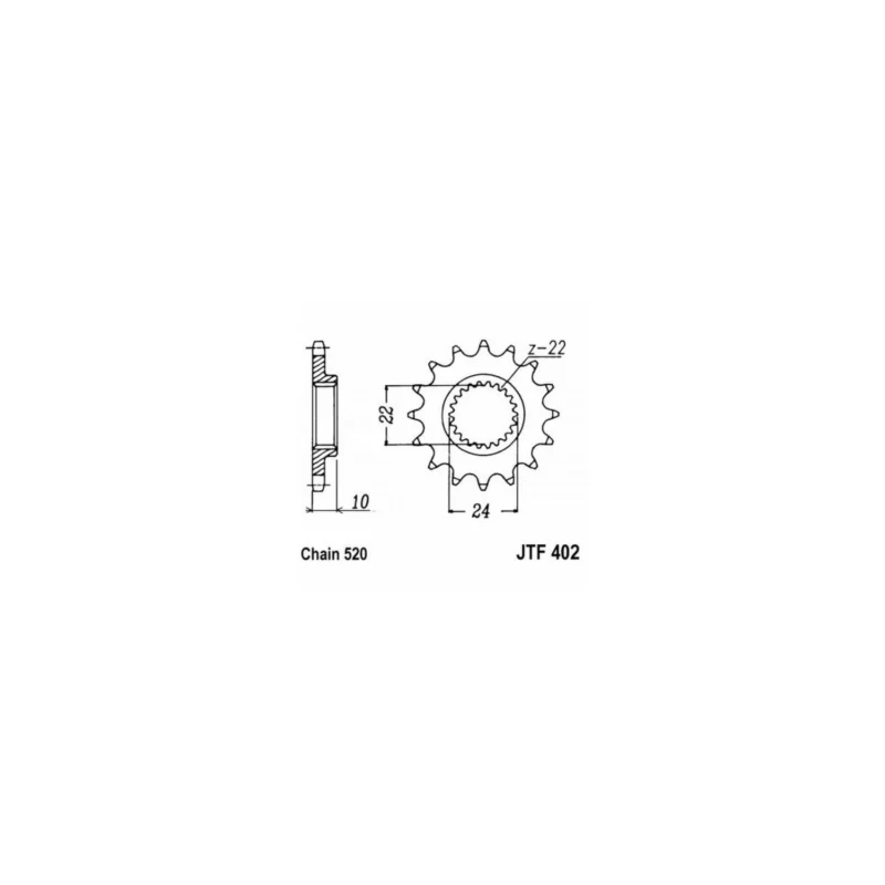 CP402Z15 PIGNONE PASSO 520 Z 15 MOTOCICLI APRILIA BMW HUSQVARNA ROTAX A Buon Prezzo